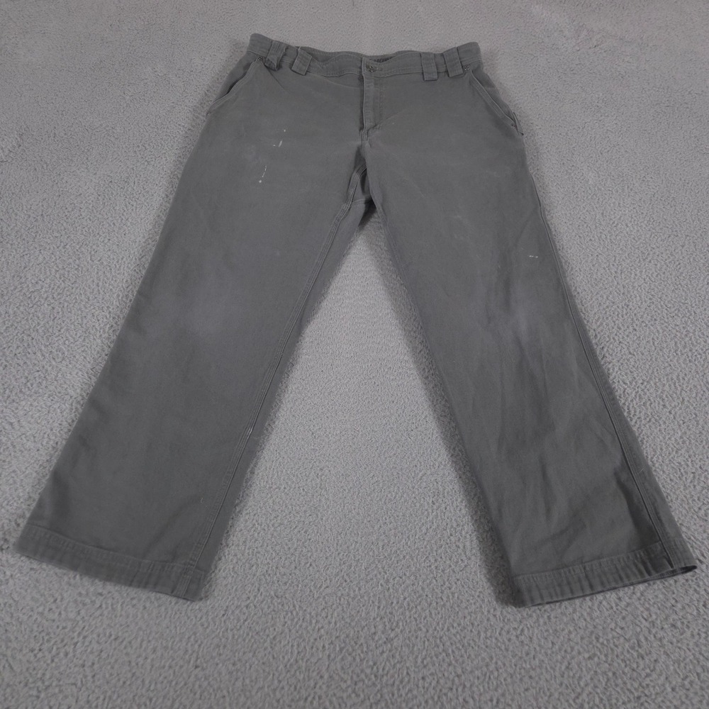 LOT OF 2 Duluth Trading Co Pants Mens 36x30 Grey DuluthFlex Fire Hose Carpenter - Picture 16 of 16